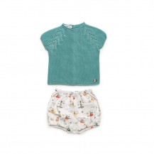 Conjunto lebeche bombacho y jersey