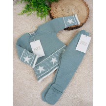 Conjunto Paz Rodriguez verde y blanco 