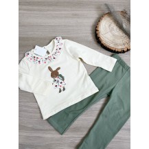 Conjunto conejo kaki
