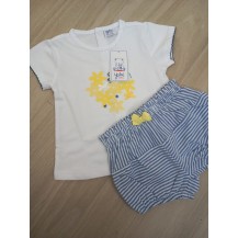 Conjunto Yatsi flores amarillas