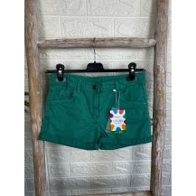 Short vaquero verde losan
