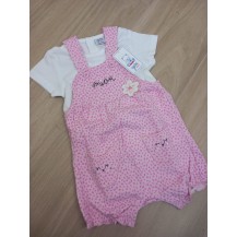 Conjunto Yatsi peto leopardo rosa