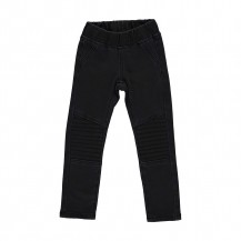 Leggins negro vaquero rayas rodilla