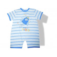 Pajama pajama short sleeves blue stripes