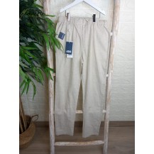 Pantalón largo Ido lino crudo
