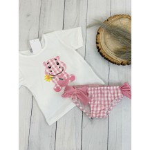 Conjunto baño hipo rosa