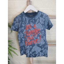 Camiseta manga corta azul Canada house it´s a jungle