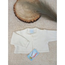 CHAQUETA DE PUNTO GRANLEI BLANCA 1