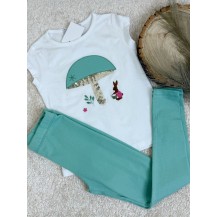 Conjunto leggins seta