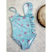 Bañador animalitos de mar verde agua