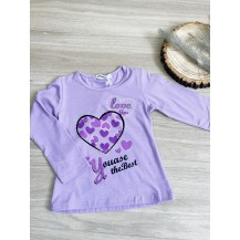 Camiseta the best lila