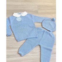 Conjunto tres piezas cuadritos recogidas cielo