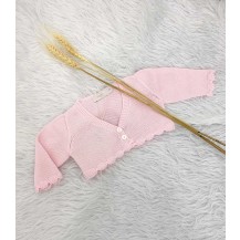 Chaqueta corta ondas rosa fuerte
