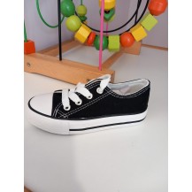 Zapatillas negras loneta 