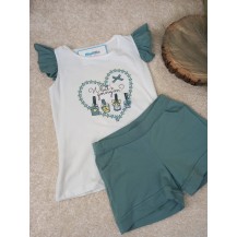Conjunto short y camiseta esmaltes