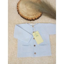 CHAQUETA PECESA  AZUL CLARA 