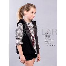Collar bicolor burdeos