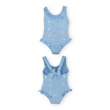 Bañador estrellas celeste