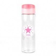 Botella Estrella Rosa 600ml personalizada