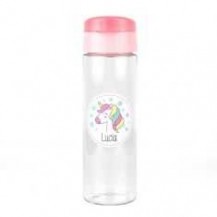  Botella Unicornio Rosa 600ml personalizada