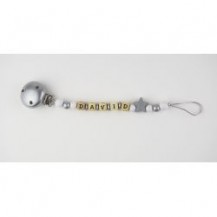 Personalized silver star chain