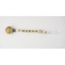 Personalized wooden chain little bear