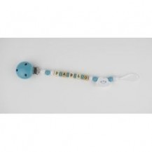 Wooden chain personalized blue cloud