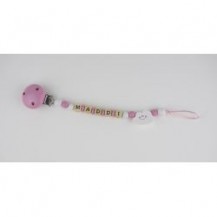 Personalized chain with pink cloud