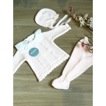 Conjunto tres piezas bodoques plumeti rosa