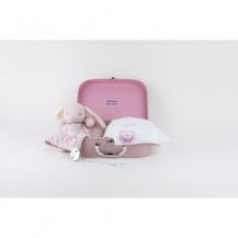 Personalized pink medium briefcase