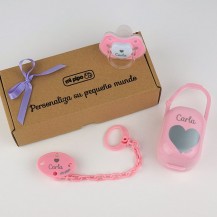 Box my essentials personalized pink