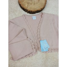 Chaqueta punto granlei rosa palo