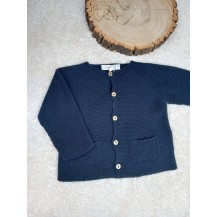 Chaqueta punto Pecesa azul marino