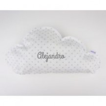 Handmade Custom Gray Cloud Cushion