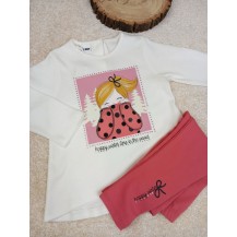 Conjunto leggins y camiseta happy winter
