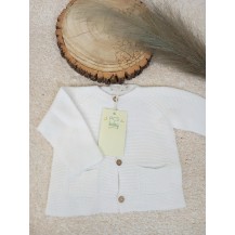 CHAQUETA PECESA BLANCA 