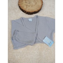 Chaqueta punto granlei gris brillo