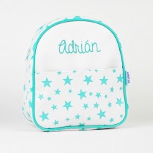 Mochila estrellas menta