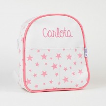 Mochila estrellas rosa