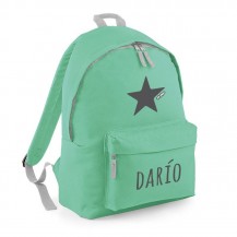 Mochila junior menta personalizada