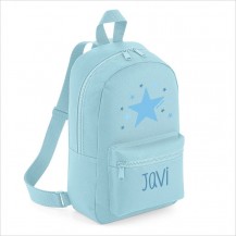 Mochila medium estrella azul (varios colores mochila)