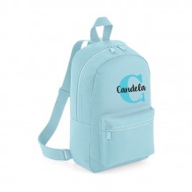 Mochila medium inicial azul (elegir color mochila)