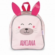 Mochila zoo conejito rosa