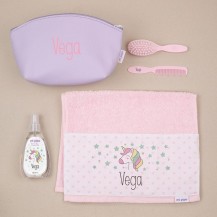 Pack neceser guardo unicornio