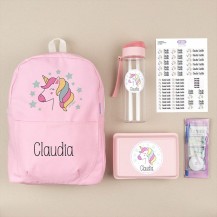 Pack mi equipo para el cole unicornio