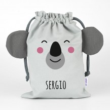 Saquito zoo koala gris