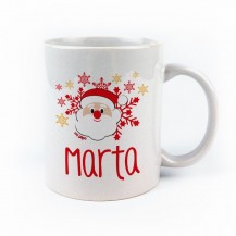 Taza papa noel personalizada