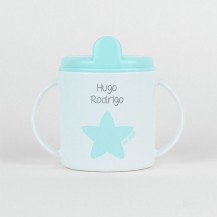 Blue star mug + 9m customized