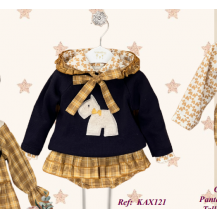 Conjunto tres piezas perritos mostaza
