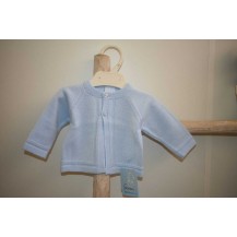 Chaqueta celeste larga